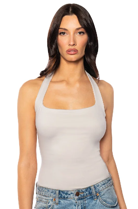 KAYA DOUBLE LAYER HALTER TOP