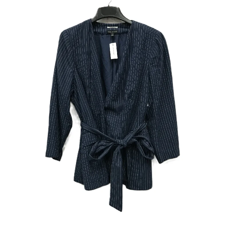 Blazer By Lane Bryant In Blue, Size: 1x