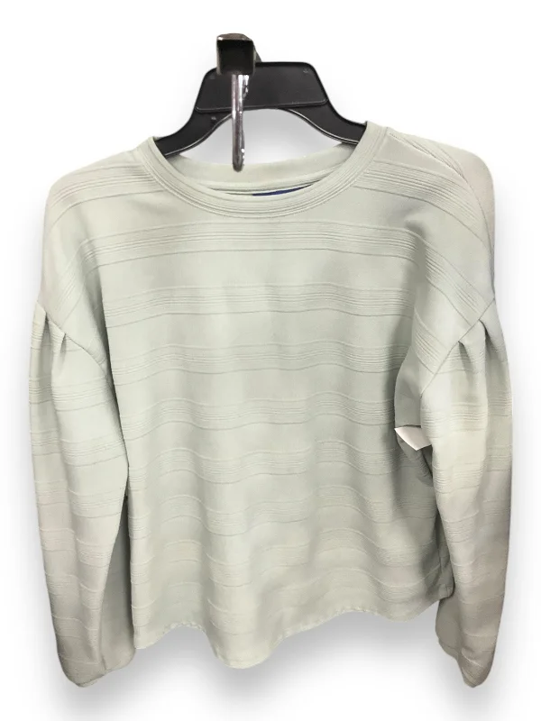 Top Long Sleeve By Apt 9 In Green, Size: M