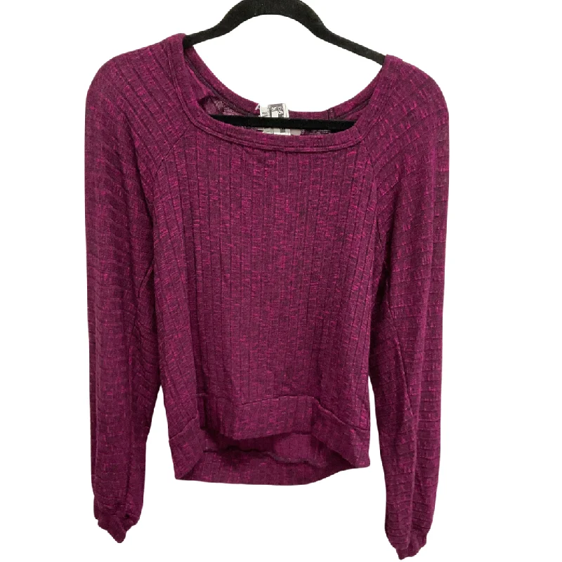 Top Long Sleeve By Michael Stars In Pink, Size: Xs