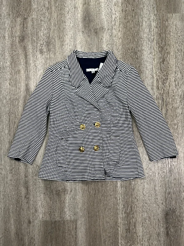 Blazer By Cabi In Striped Pattern, Size: S