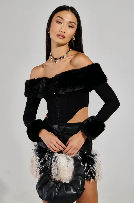 WINTER BAE OFF THE SHOULDER CORSET