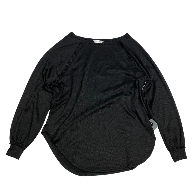 Top Long Sleeve By Lc Lauren Conrad In Black, Size: Xs