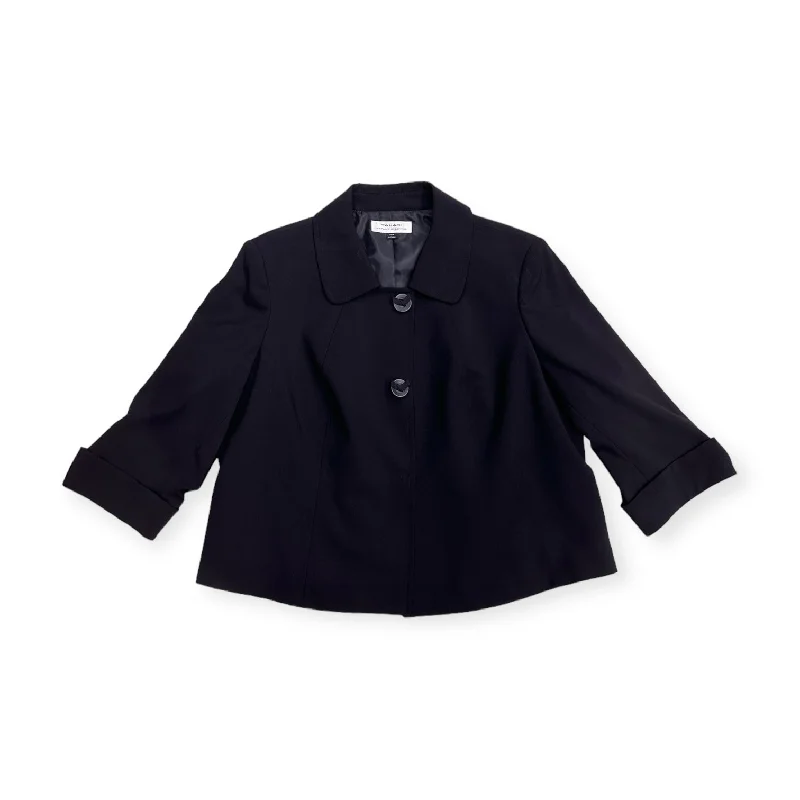 Blazer By Tahari By Arthur Levine In Black, Size: 22