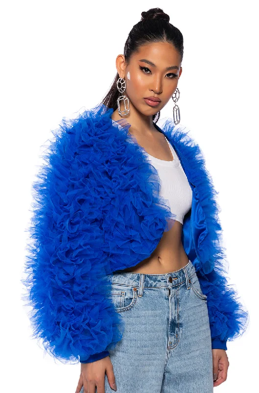 MODERN MASTERPIECE TULLE BOMBER