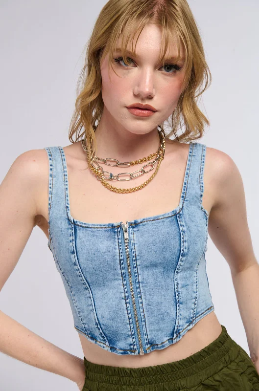 WYNN DENIM CORSET