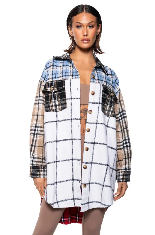 HOME BODY PATCHWORK FLANNEL