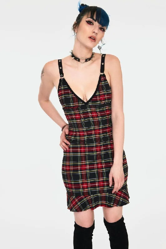 Disgraced Tartan Mini Dress