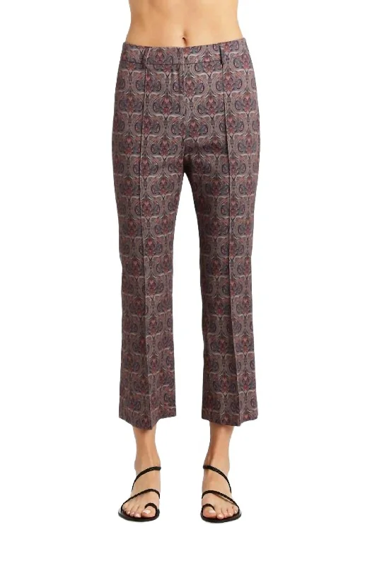 Angelica Printed Pant In Admiral