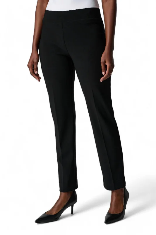 Classic Straight Pant In Black