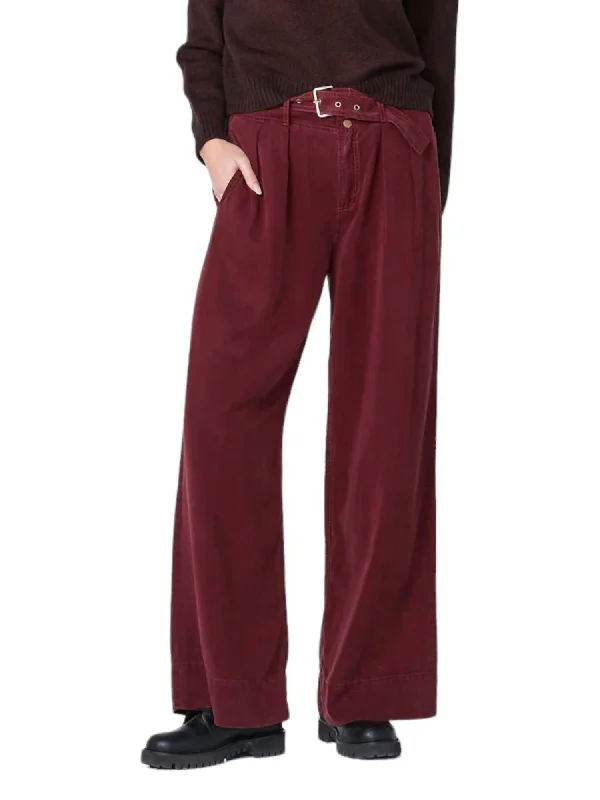 Rasmine Trousers In Red