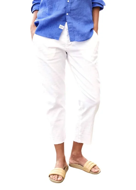 The Italian Chino Pants In White