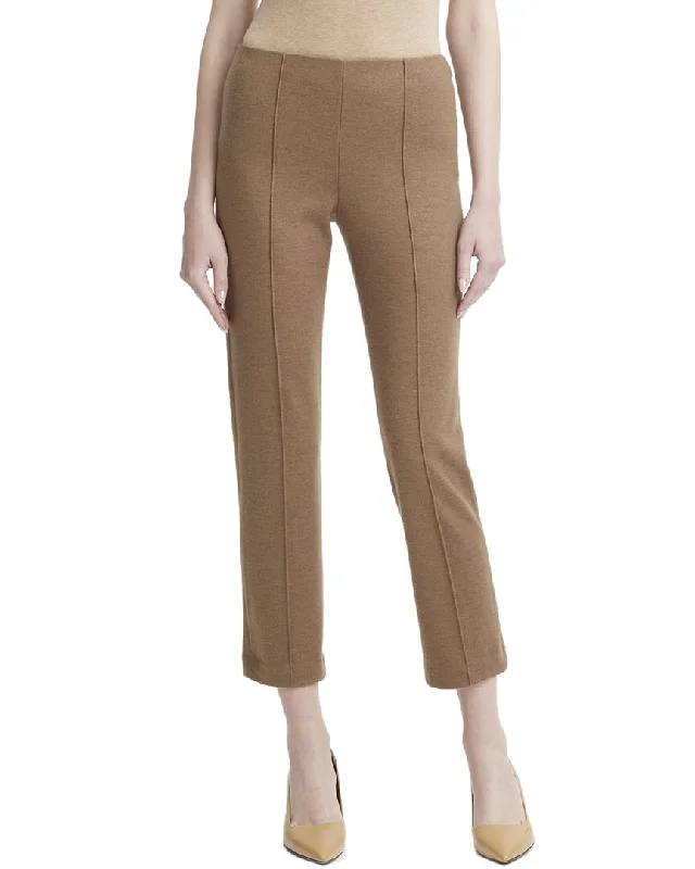 Vince Mid-Rise Wool-Blend Pant