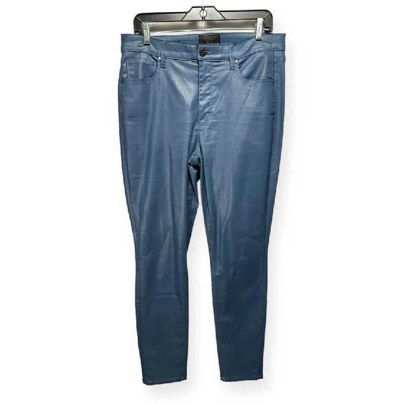 Waxed Denim Pants Other By White House Black Market In Blue, Size: 12