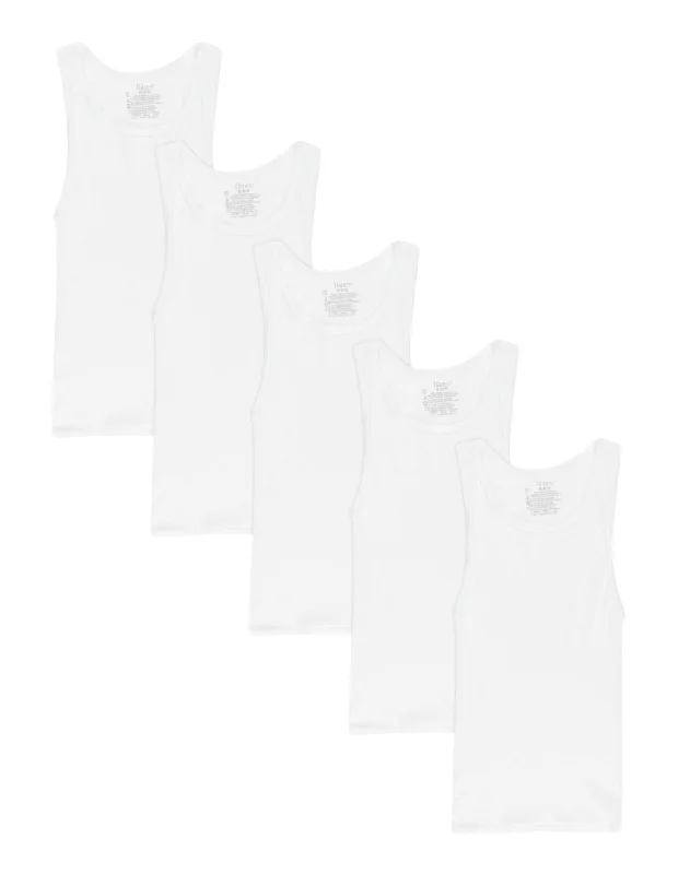 Hanes Toddler Boys Tank 5-Pack