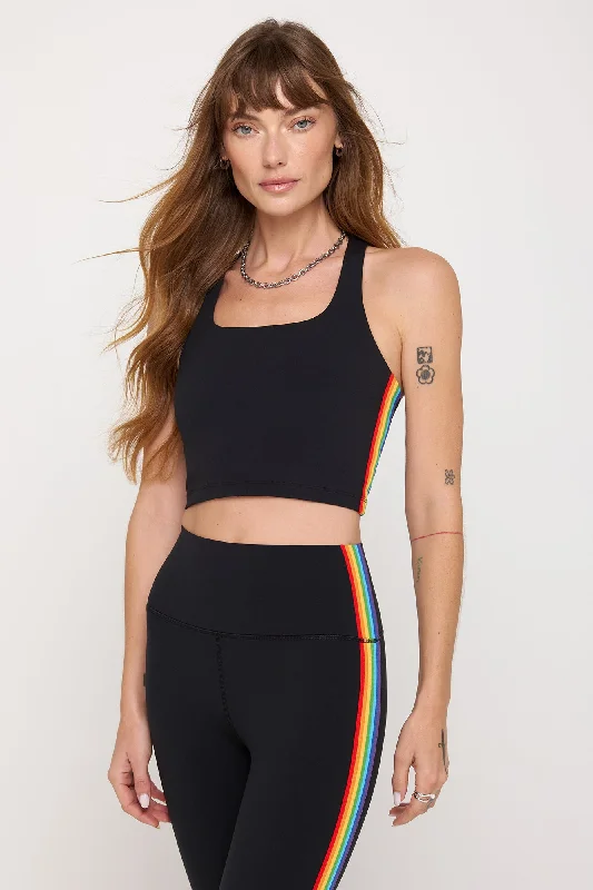 Spiritual Gangster Rainbow Shakti Crop Tank