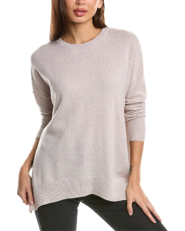 Forte Cashmere Easy Crew Cashmere Pullover