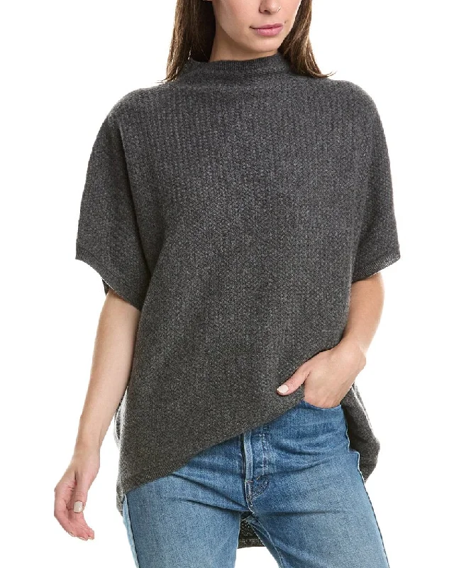 Forte Cashmere Textured Funnel Cashmere Popover