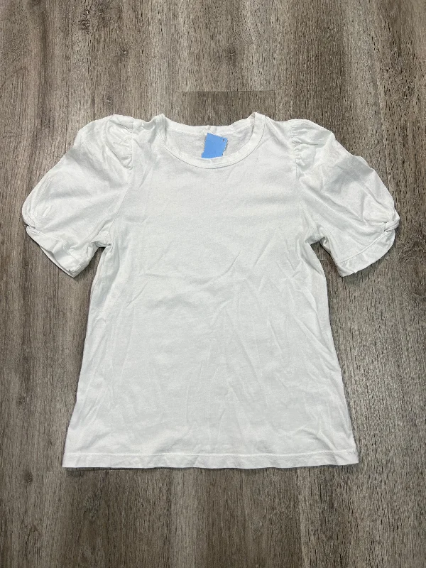 Top Short Sleeve Basic By A New Day In White, Size: Xs