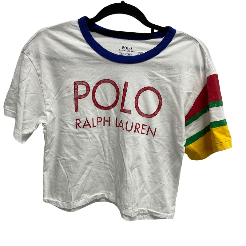 Top Short Sleeve Basic By Polo Ralph Lauren In White, Size: S