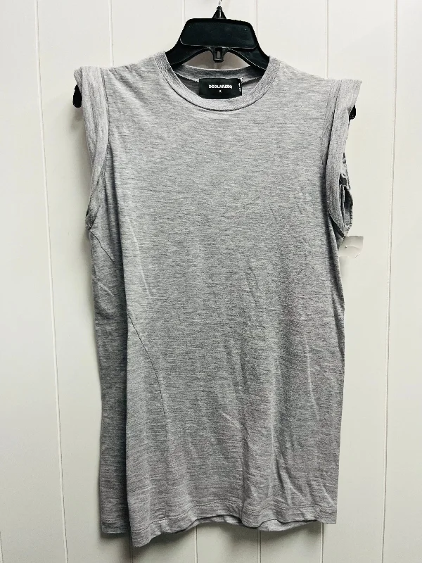 Top Short Sleeve By dsquared2 In Grey, Size: M