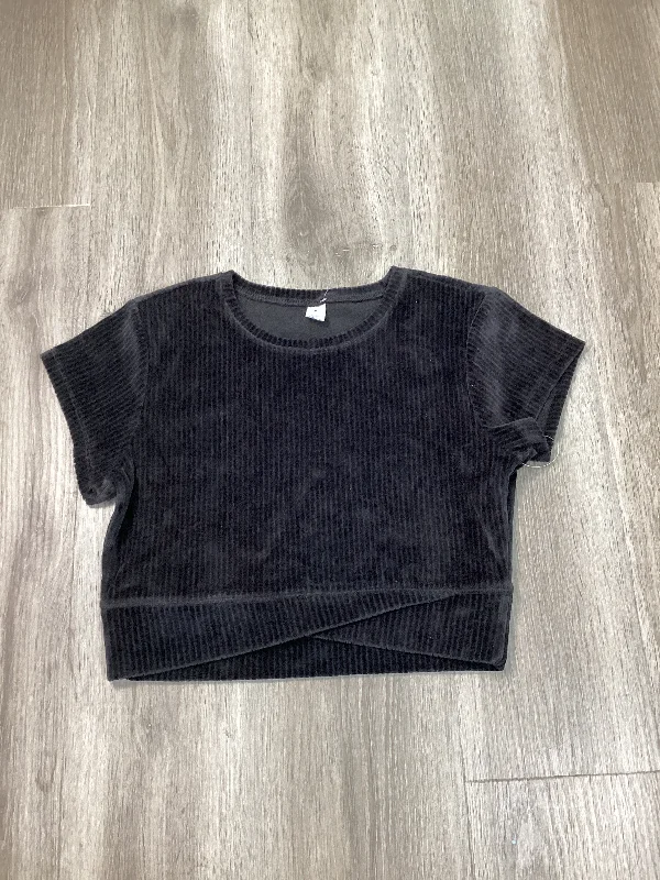 Top Short Sleeve By Old Navy In Black, Size: M